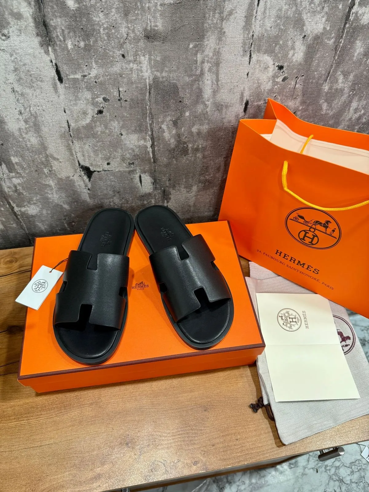 Hermes Izmir Premium Sandal Leather Classic
