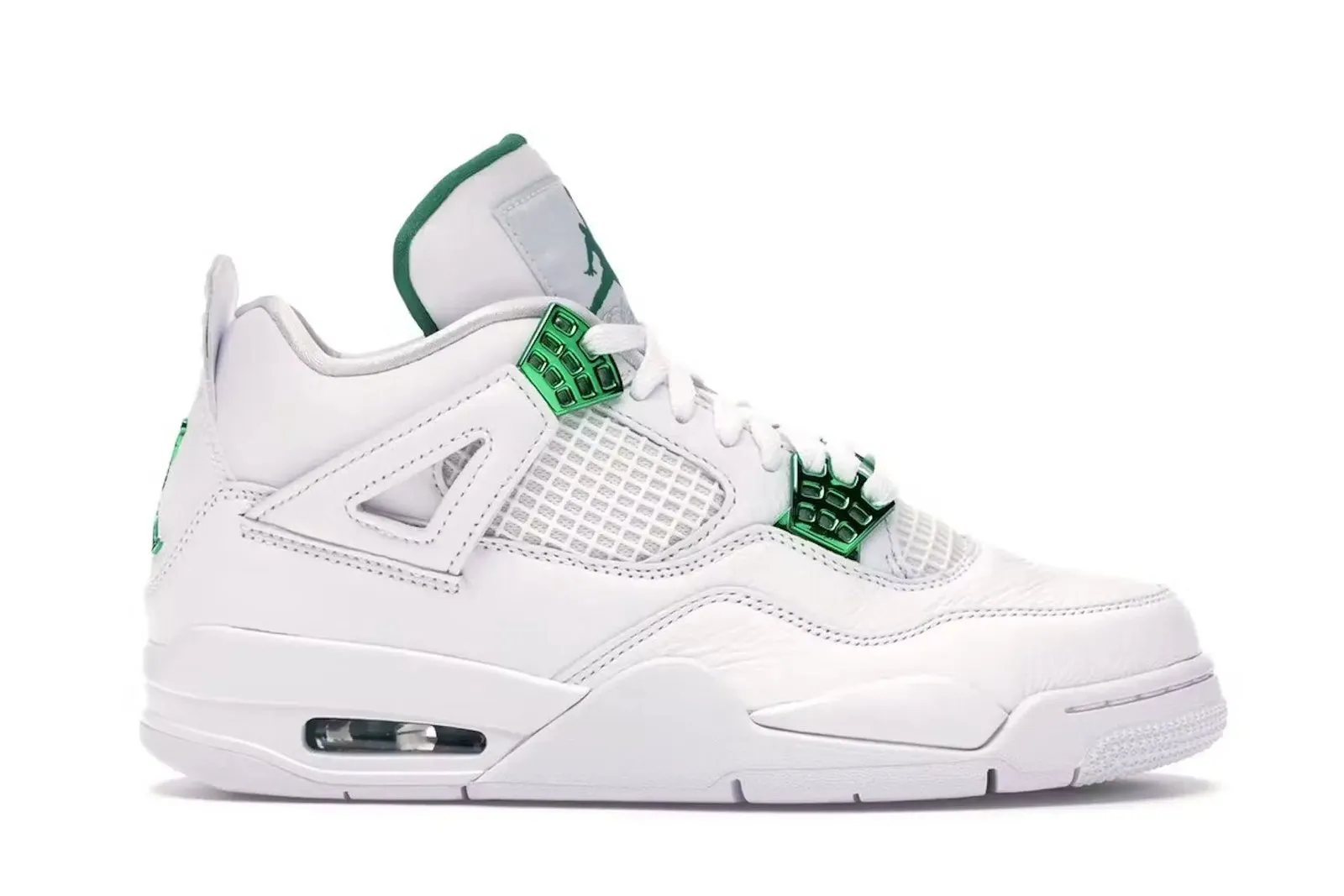 Nike Air Jordan 4 Retro Metallic Green Heavy Quality Shoes